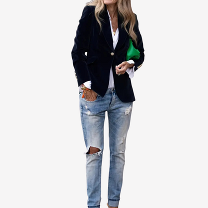 Velvet Blazer Jacket for Women