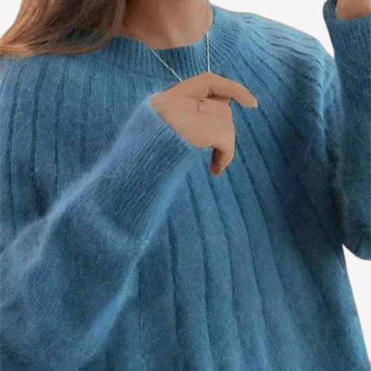 Soft Knit Crewneck Sweater for Women