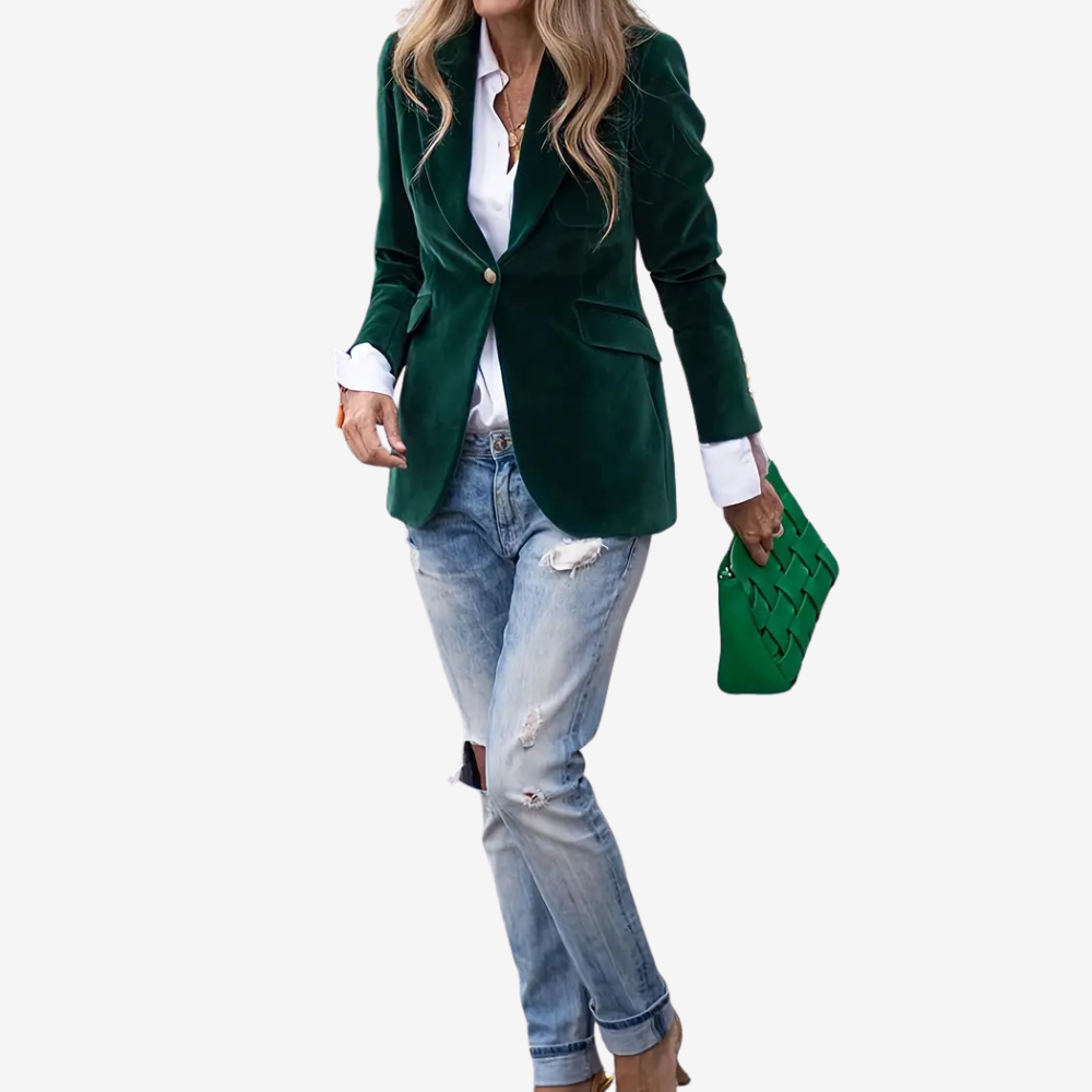 Velvet Blazer Jacket for Women