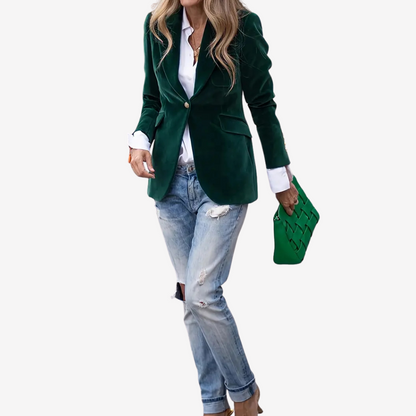 Velvet Blazer Jacket for Women