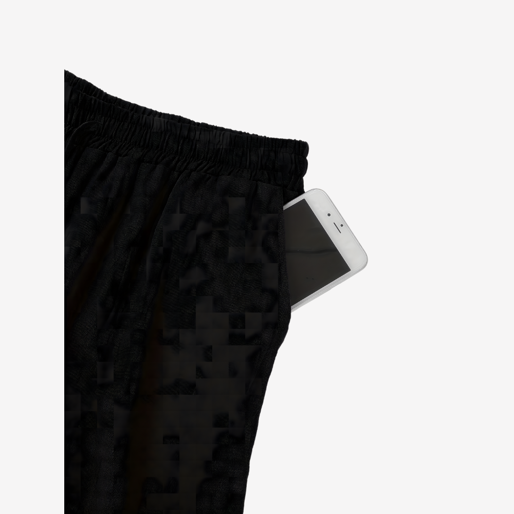 Casual Wide-Leg Elastic Waist Pants for Men