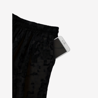 Casual Wide-Leg Elastic Waist Pants for Men