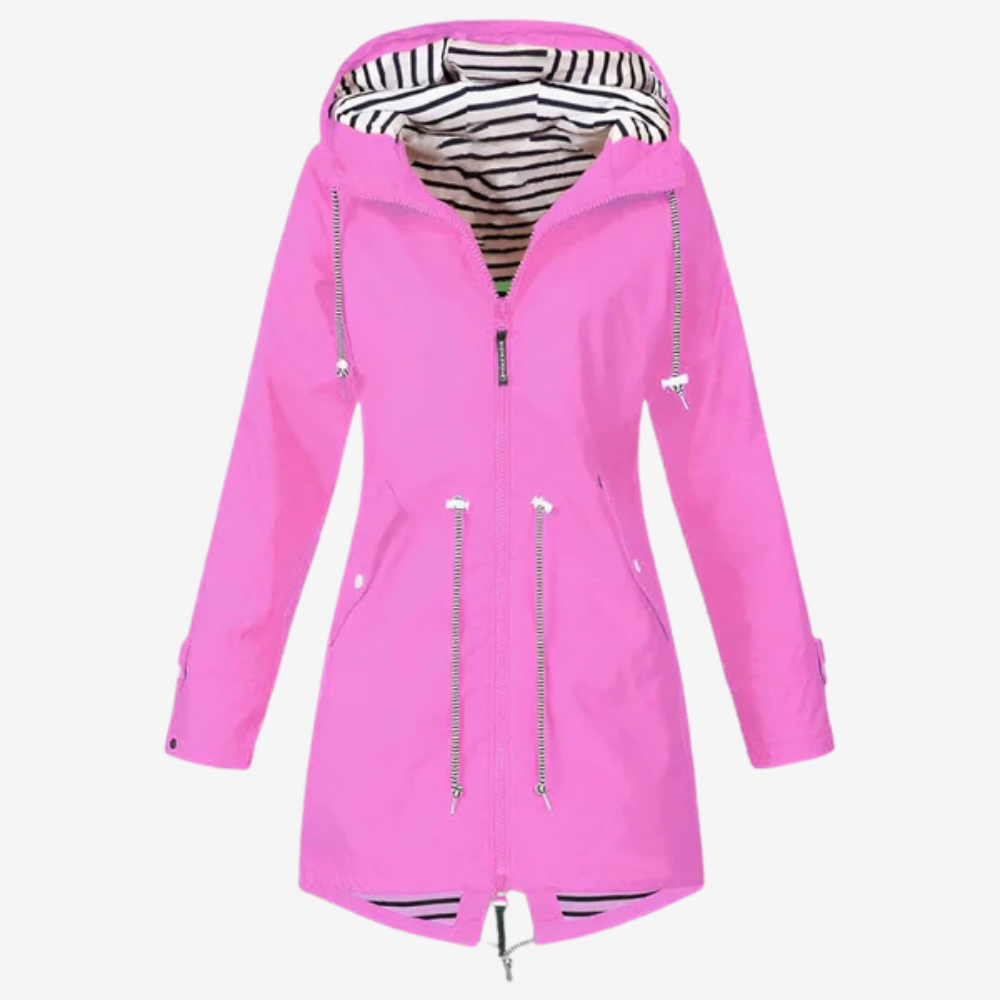 Waterproof Hooded Raincoat for Women