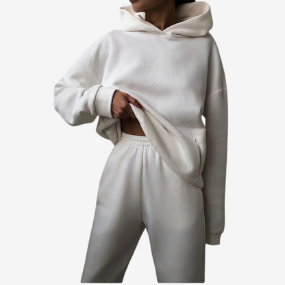 Cozy Oversized Hoodie and Sweatpants Set for Women